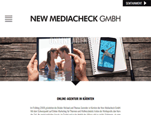 Tablet Screenshot of mediacheck.at
